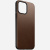 Чехол-накладка Nomad Modern Leather Case for iPhone 13 Pro Max MagSafe - Rustic Brown. Материал верх